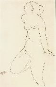 Standing Female nude Amedeo Modigliani